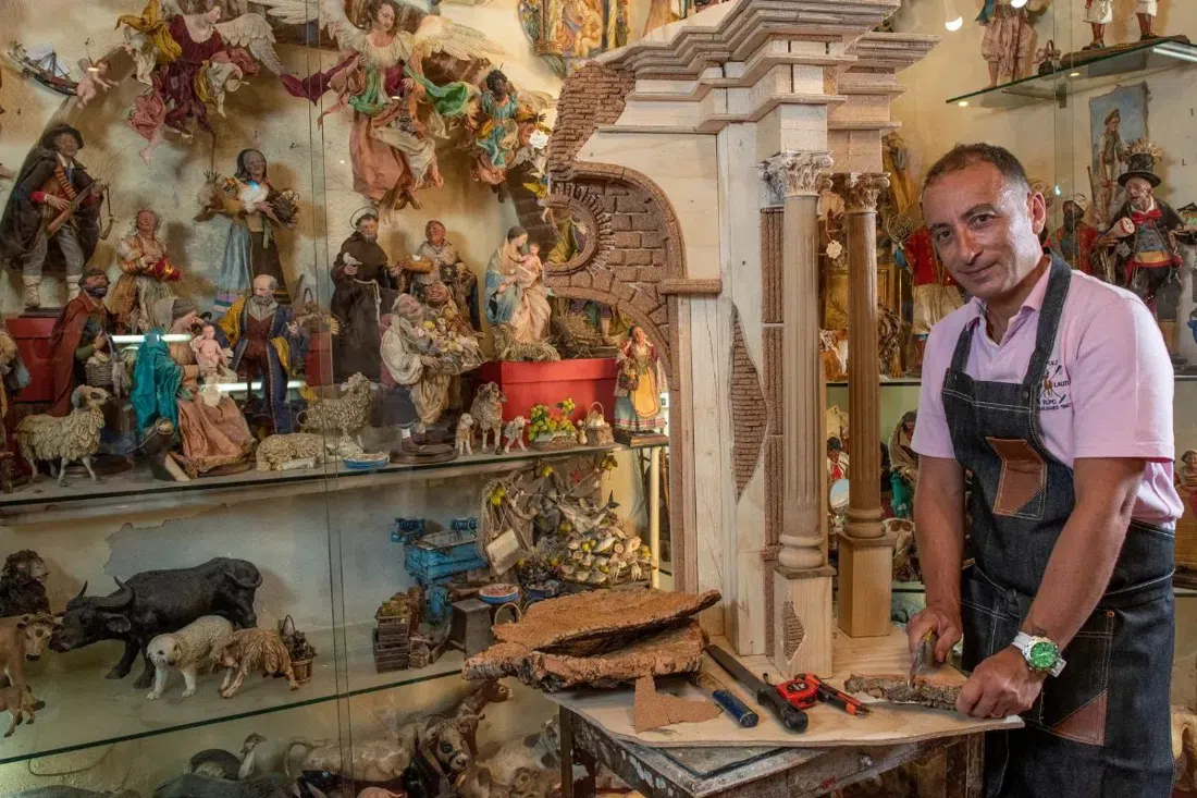 Via San Gregorio Armeno (Bottega Ferrigno), Napels